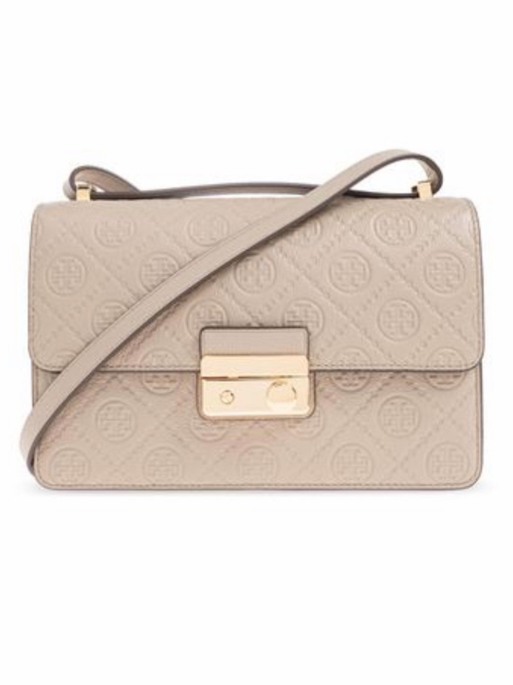 Tory Burch Blush Quilted Leather Chain Shoulder Bag